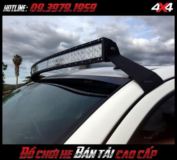 Hình ảnh độ đèn xe bán tải, độ đèn Fprd Ranger: đèn led bar 10D đẹp và đẳng cấp độ tại HCM