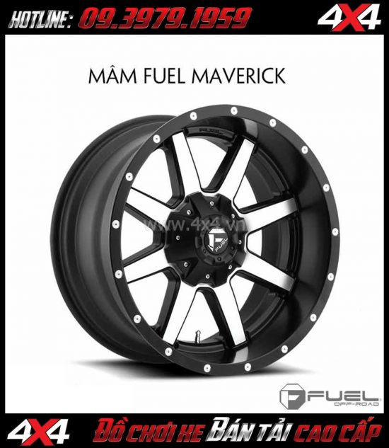 Bán mâm 18 Inch: Mâm Fuel One Piece Maverick D537 cho xe bán tải và SUV