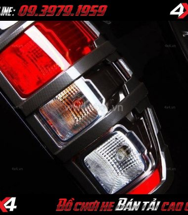 Image Combo bộ ốp trang trí Carbon cao cấp dành cho xe bán tải Ford Ranger