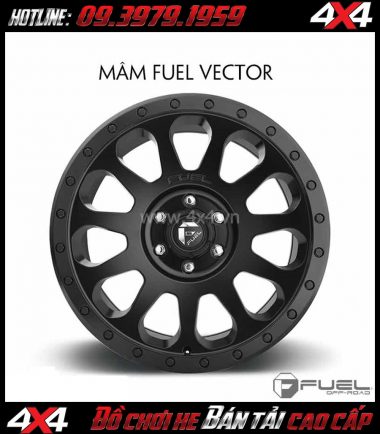 Bức ảnh Mâm xe ô tô cứng cáp: Mâm Fuel One Piece Vector D579 dành cho xe bán tải và SUV