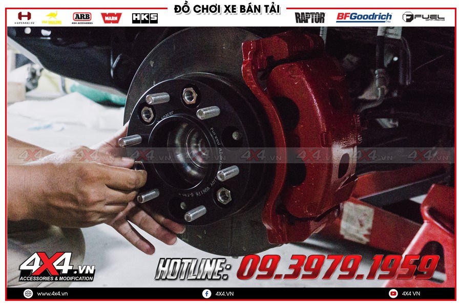 Chuyên bán các trang thiết bị Độ Wheel Spacer isuzu dmax 1.9 mt giá cực rẻ