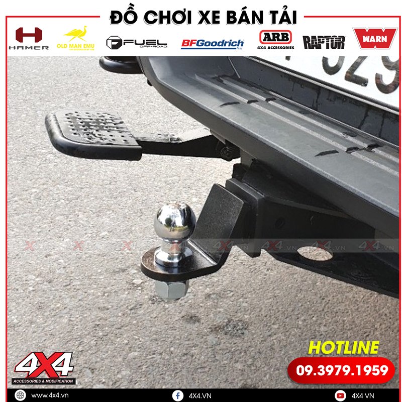 Cản âm kéo sau còn là phụ kiện giúp tăng thêm vẻ cứng cáp và mạnh mẽ cho xe bán tải Ford Ranger Raptor của bạn