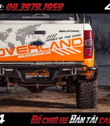 Image Cản sau Overland K2 Next Trail gắn cho xe bán tải Ford Ranger 2019 2018 ở HCM