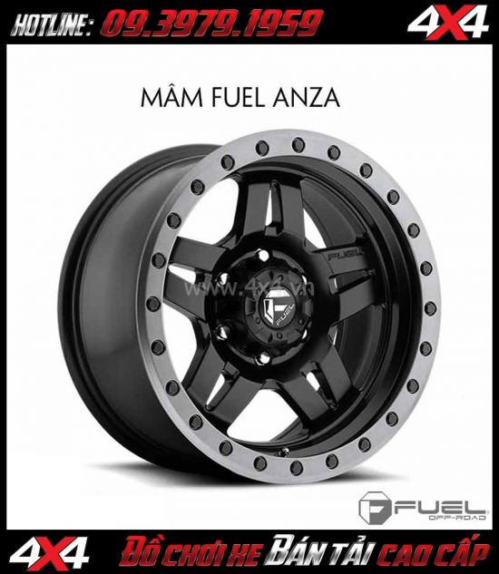 Picture Bán mâm 18 Inch: Mâm Fuel One Piece Anza D557 cho xe off-road và xe SUV
